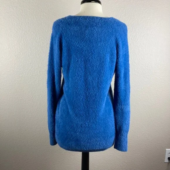 Aritzia Sunday Best Veruca Blue Chenille Sweater - XS - Picture 3 of 6